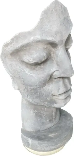 Artikelbild 3 des Artikels “Aras - Gesicht, nach rechts blickend, 120cm H | Steinguss “